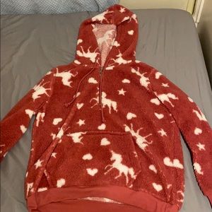 Pink unicorn hoodie
